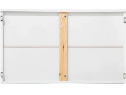 Letto a castello con cassetti Legno di pino REGAT 90 x 200 cm Bianco