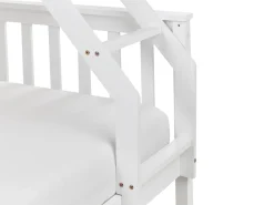 Letto a castello Legno di pino BIERNE 90/140 x 200 cm Bianco