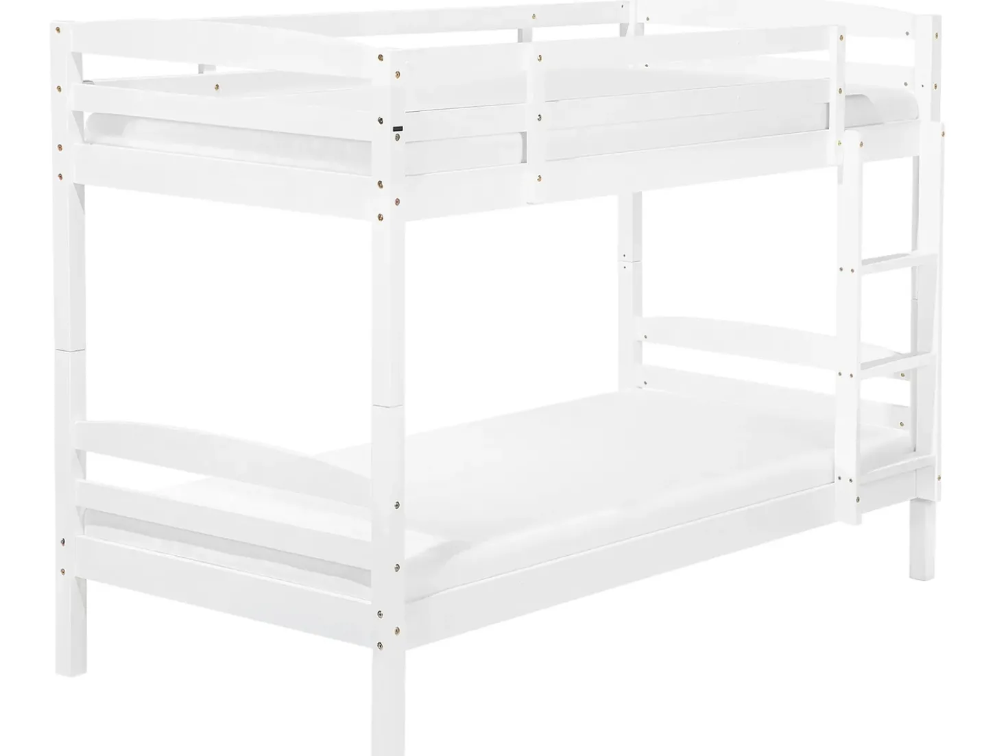 Letto a castello Legno di pino REGAT 90 x 200 cm Bianco