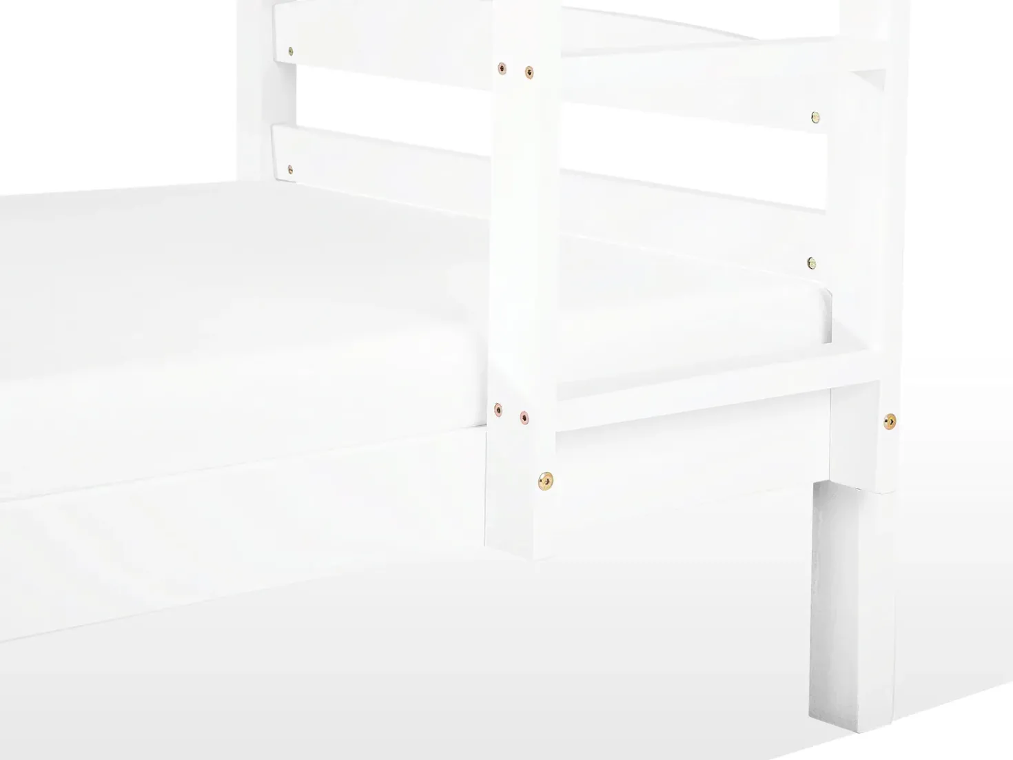 Letto a castello Legno di pino REGAT 90 x 200 cm Bianco