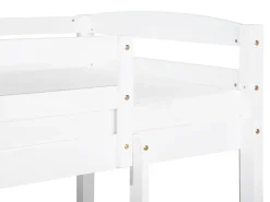 Letto a castello Legno di pino REGAT 90 x 200 cm Bianco