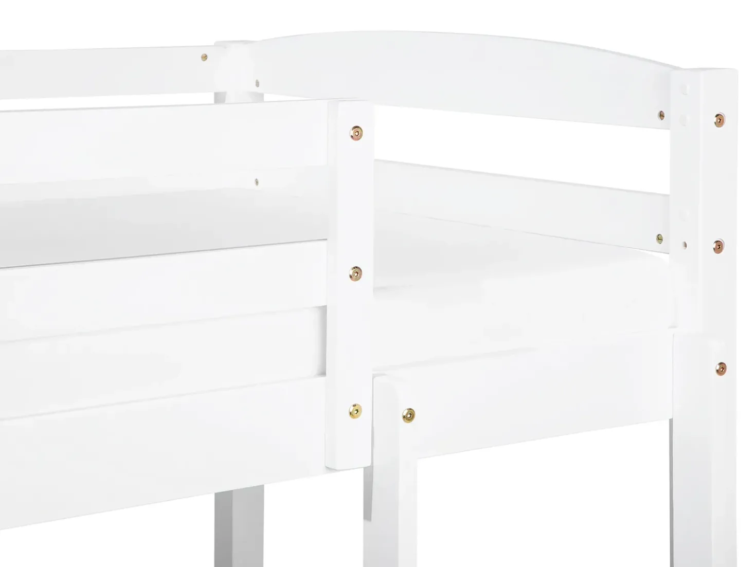 Letto a castello Legno di pino REGAT 90 x 200 cm Bianco