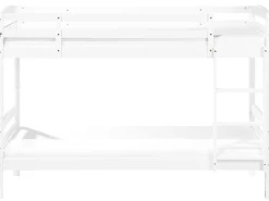 Letto a castello Legno di pino REGAT 90 x 200 cm Bianco