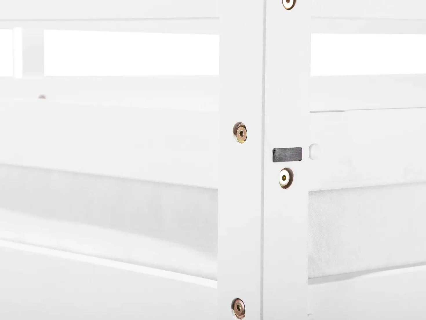 Letto a castello Legno di pino REGAT 90 x 200 cm Bianco