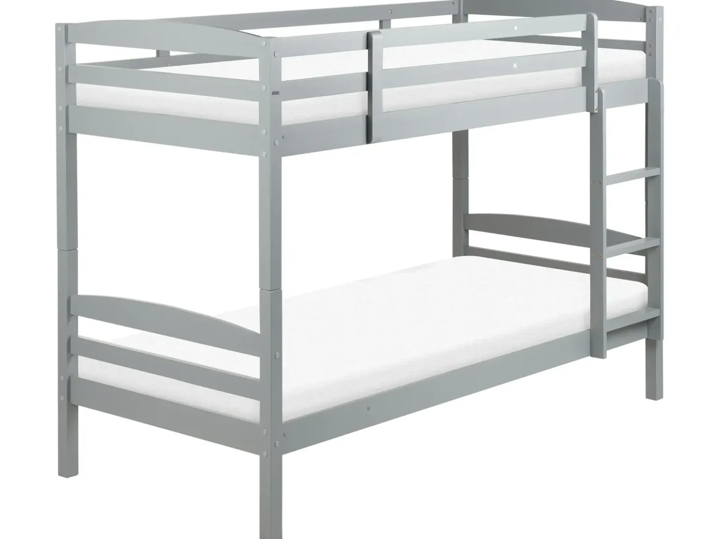 Letto a castello Legno di pino REGAT 90 x 200 cm Grigio
