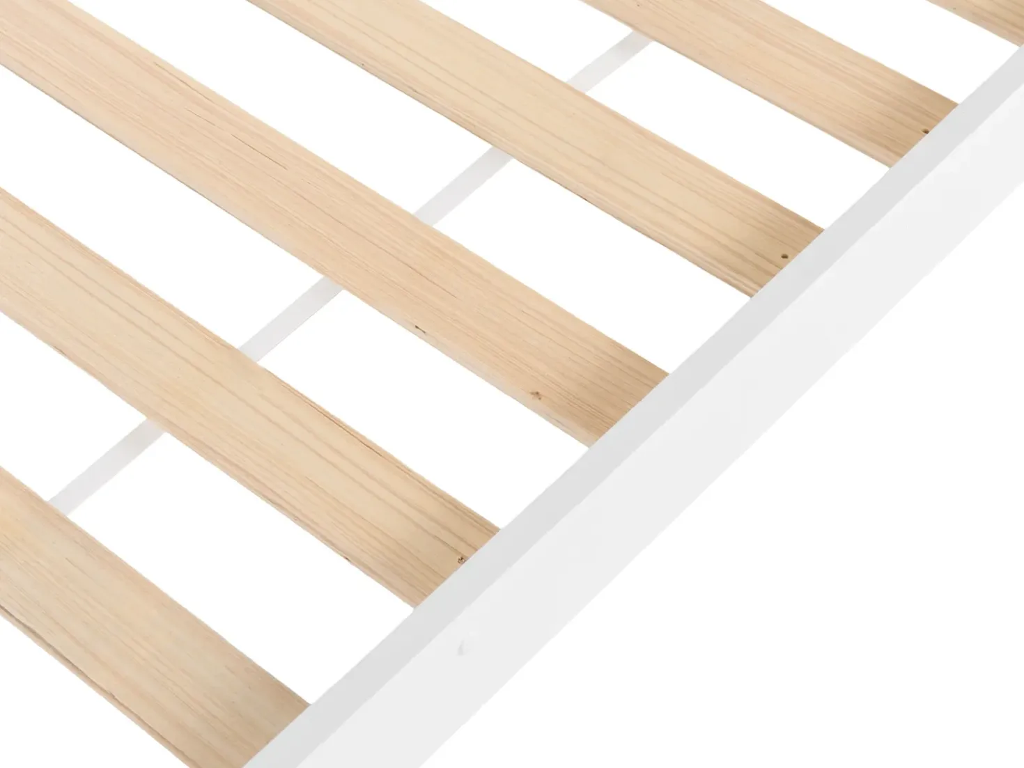 Letto a castello Legno di pino ALBON 90 x 200 cm Bianco