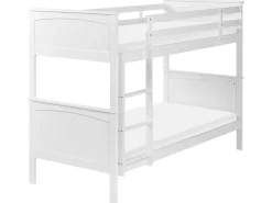 Letto a castello Legno di pino ALBON 90 x 200 cm Bianco