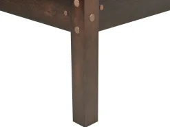Letto a castello Legno di pino REGAT 90 x 200 cm Marrone scuro