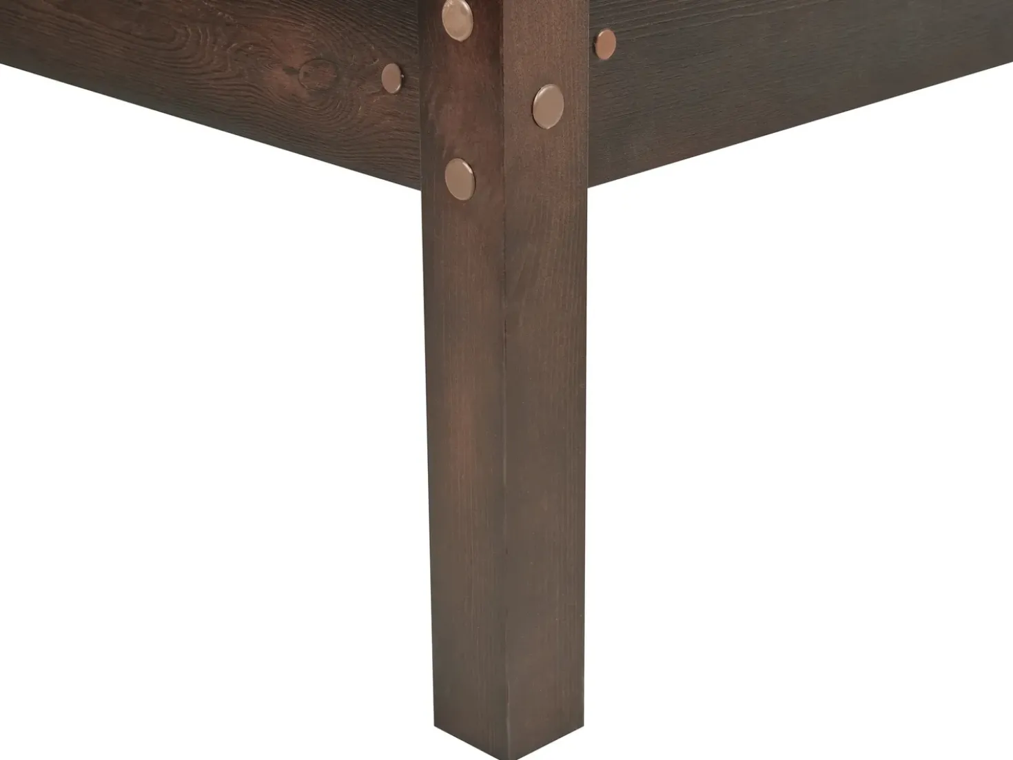 Letto a castello Legno di pino REGAT 90 x 200 cm Marrone scuro