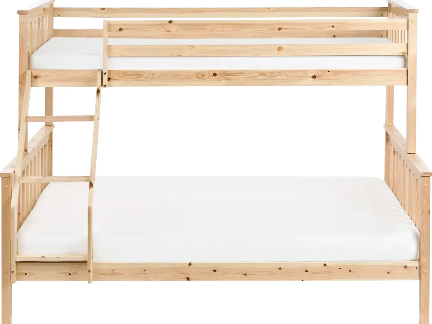 Letto a castello Legno di pino BIERNE 90/140 x 200 cm Marrone chiaro