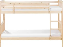 Letto a castello Legno di pino REVIN 90 x 200 cm Marrone chiaro