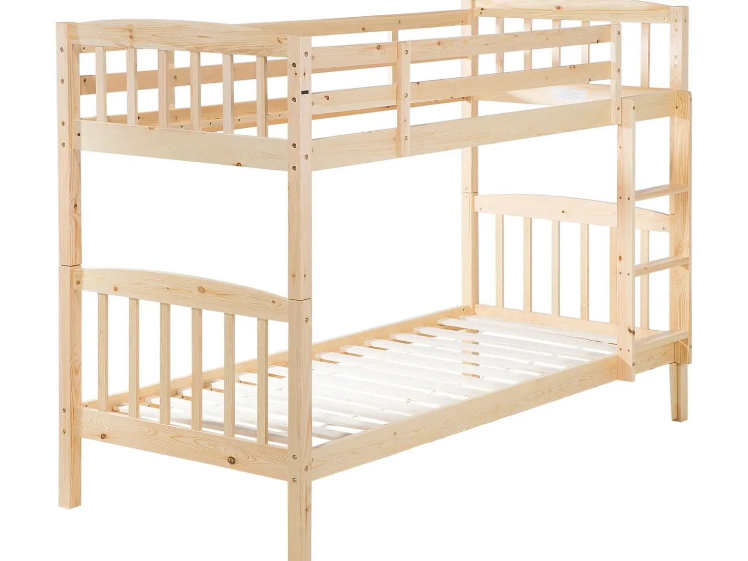 Letto a castello Legno di pino REVIN 90 x 200 cm Marrone chiaro