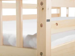 Letto a castello Legno di pino REVIN 90 x 200 cm Marrone chiaro