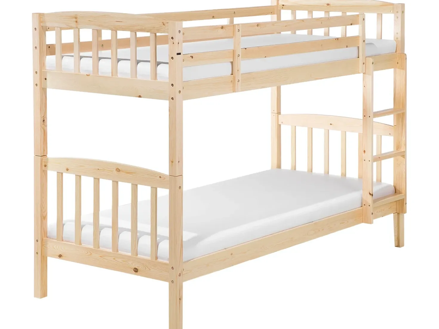 Letto a castello Legno di pino REVIN 90 x 200 cm Marrone chiaro