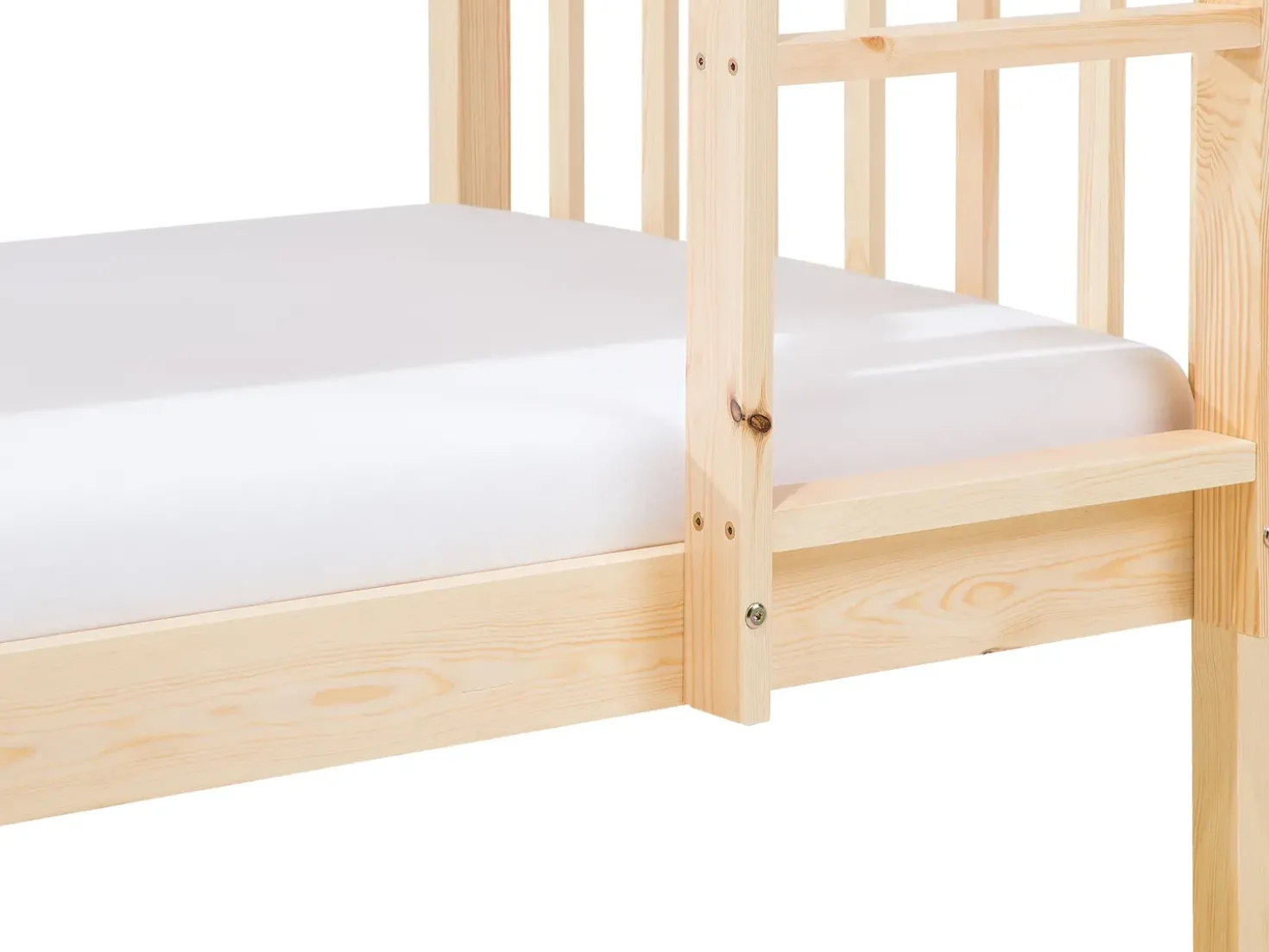Letto a castello Legno di pino REVIN 90 x 200 cm Marrone chiaro