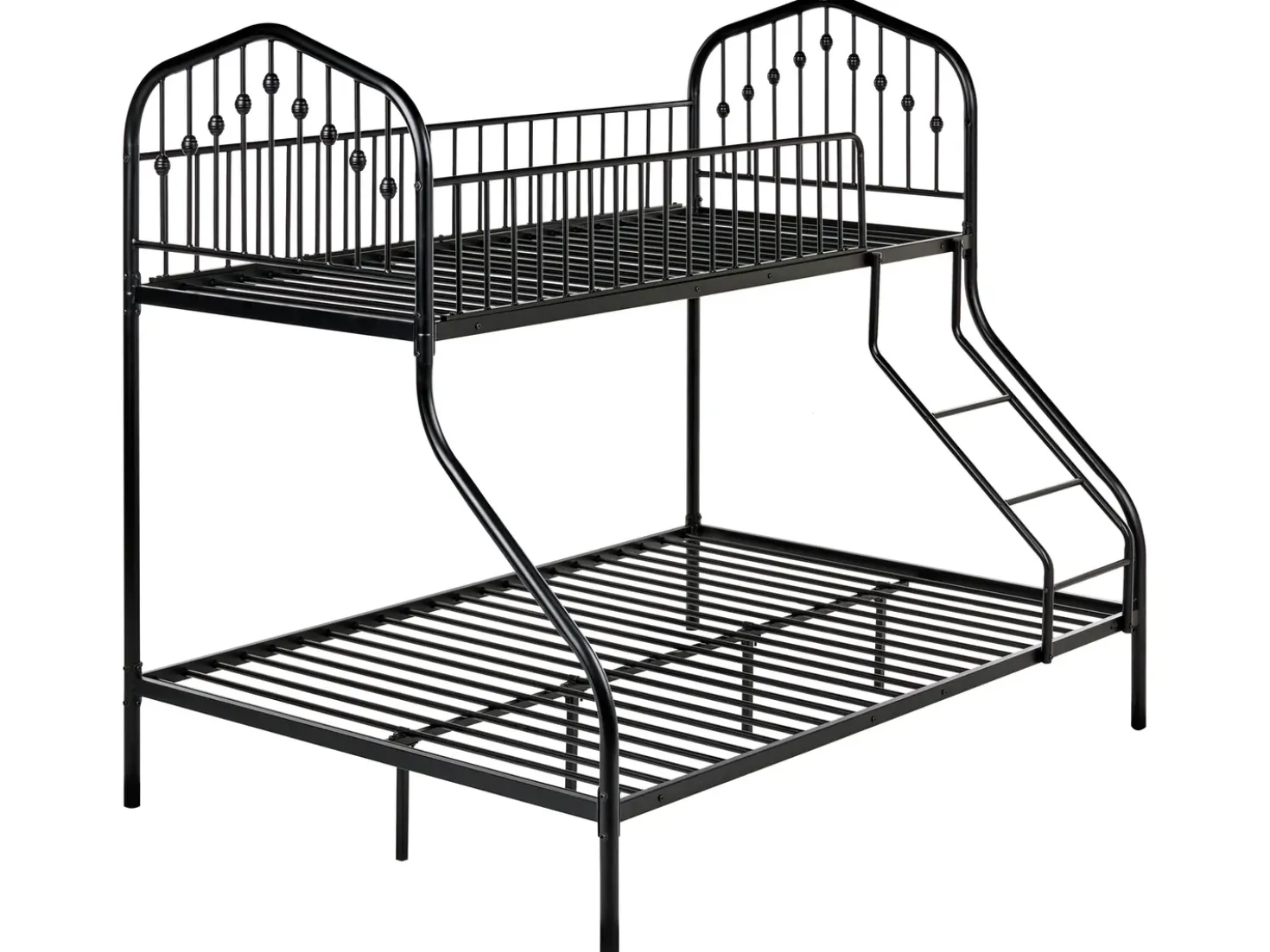 Letto a castello Metallo CHAMONIX 90/140 x 200 cm Nero