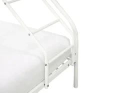 Letto a castello Metallo CHAMONIX 90/140 x 200 cm Bianco