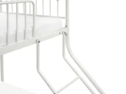 Letto a castello Metallo CHAMONIX 90/140 x 200 cm Bianco
