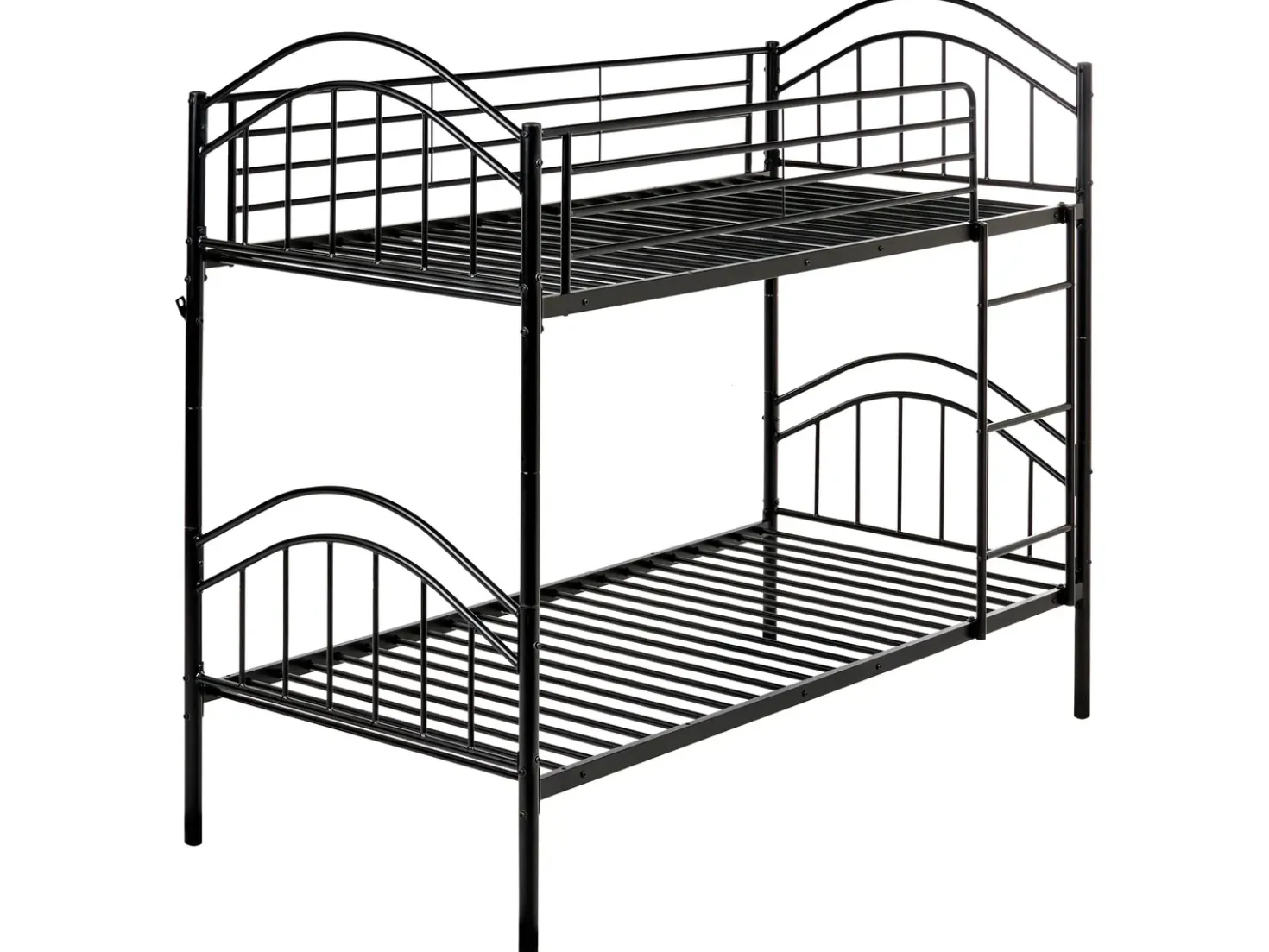 Letto a castello Metallo CHARTRES 90 x 200 cm Nero