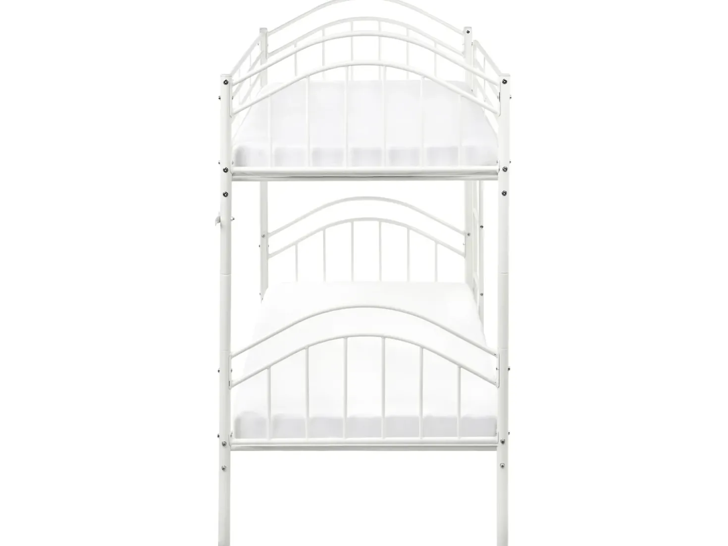 Letto a castello Metallo CHARTRES 90 x 200 cm Bianco