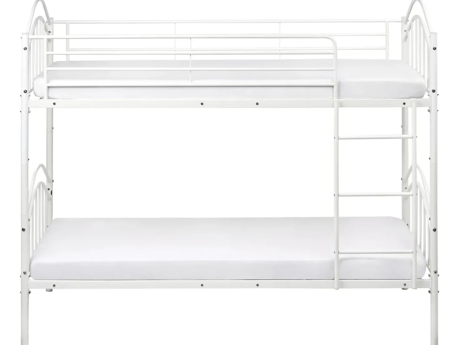 Letto a castello Metallo CHARTRES 90 x 200 cm Bianco