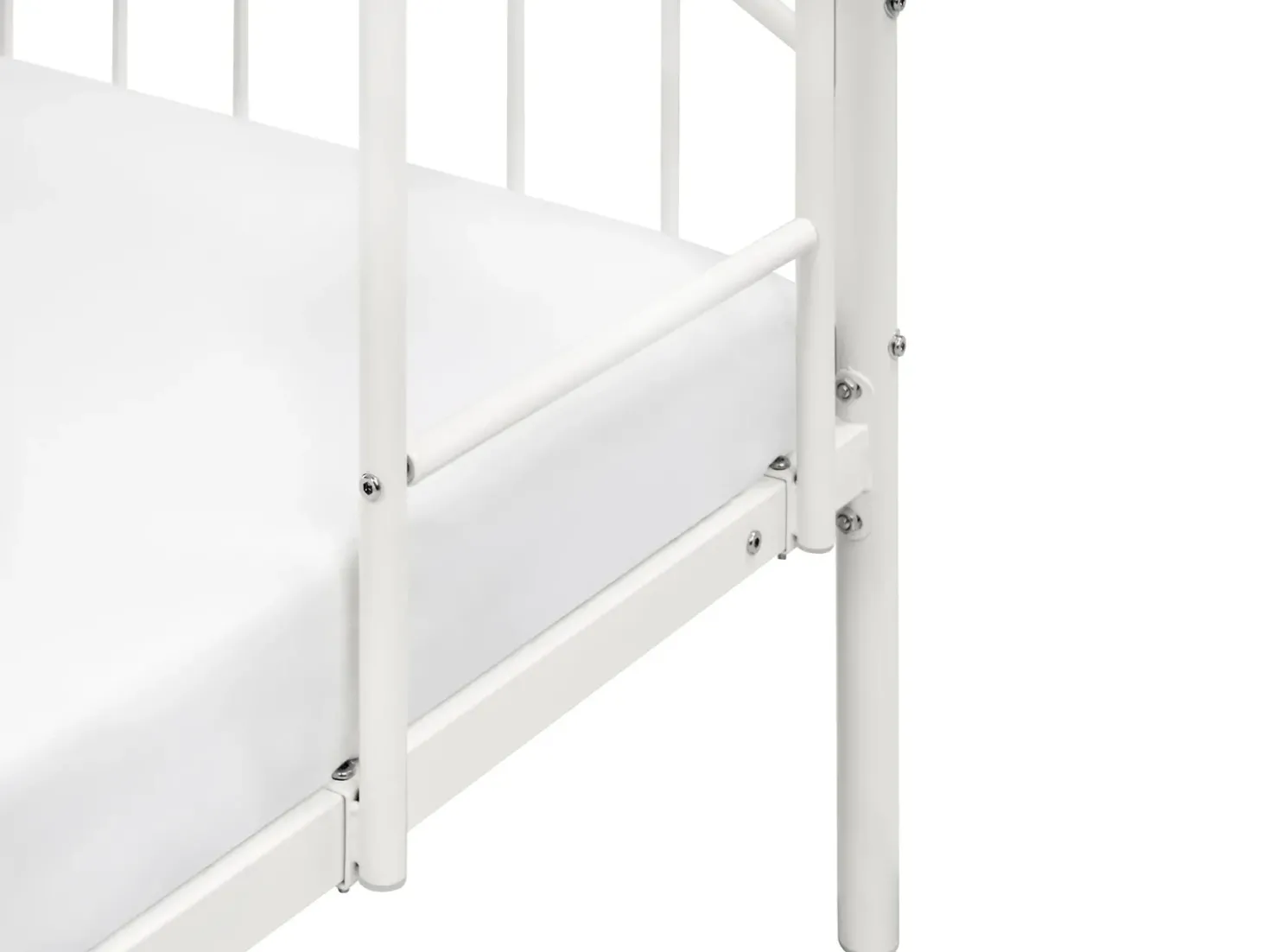 Letto a castello Metallo CHARTRES 90 x 200 cm Bianco