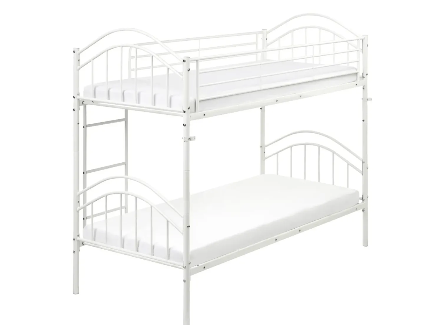 Letto a castello Metallo CHARTRES 90 x 200 cm Bianco