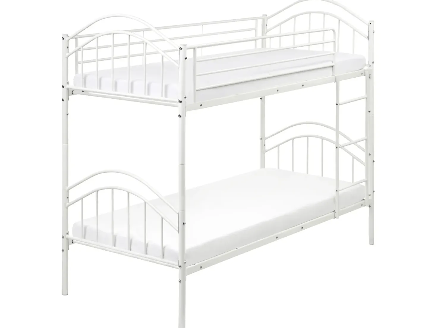 Letto a castello Metallo CHARTRES 90 x 200 cm Bianco