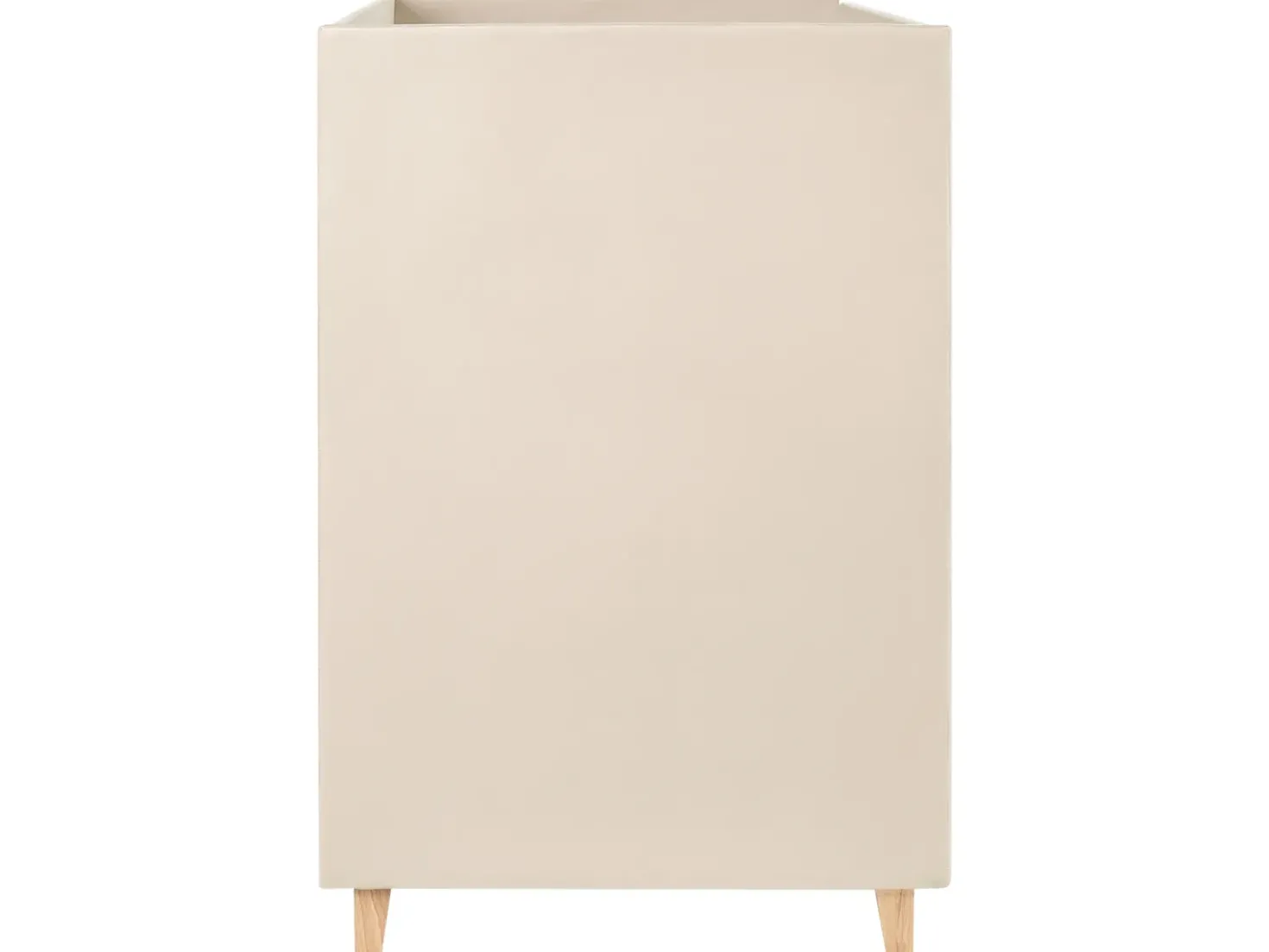 Letto a castello Velluto CHOCQUES 90 x 200 cm Beige chiaro