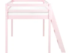 Letto a mezza altezza Legno di pino ASCOUX 90 x 200 cm Rosa