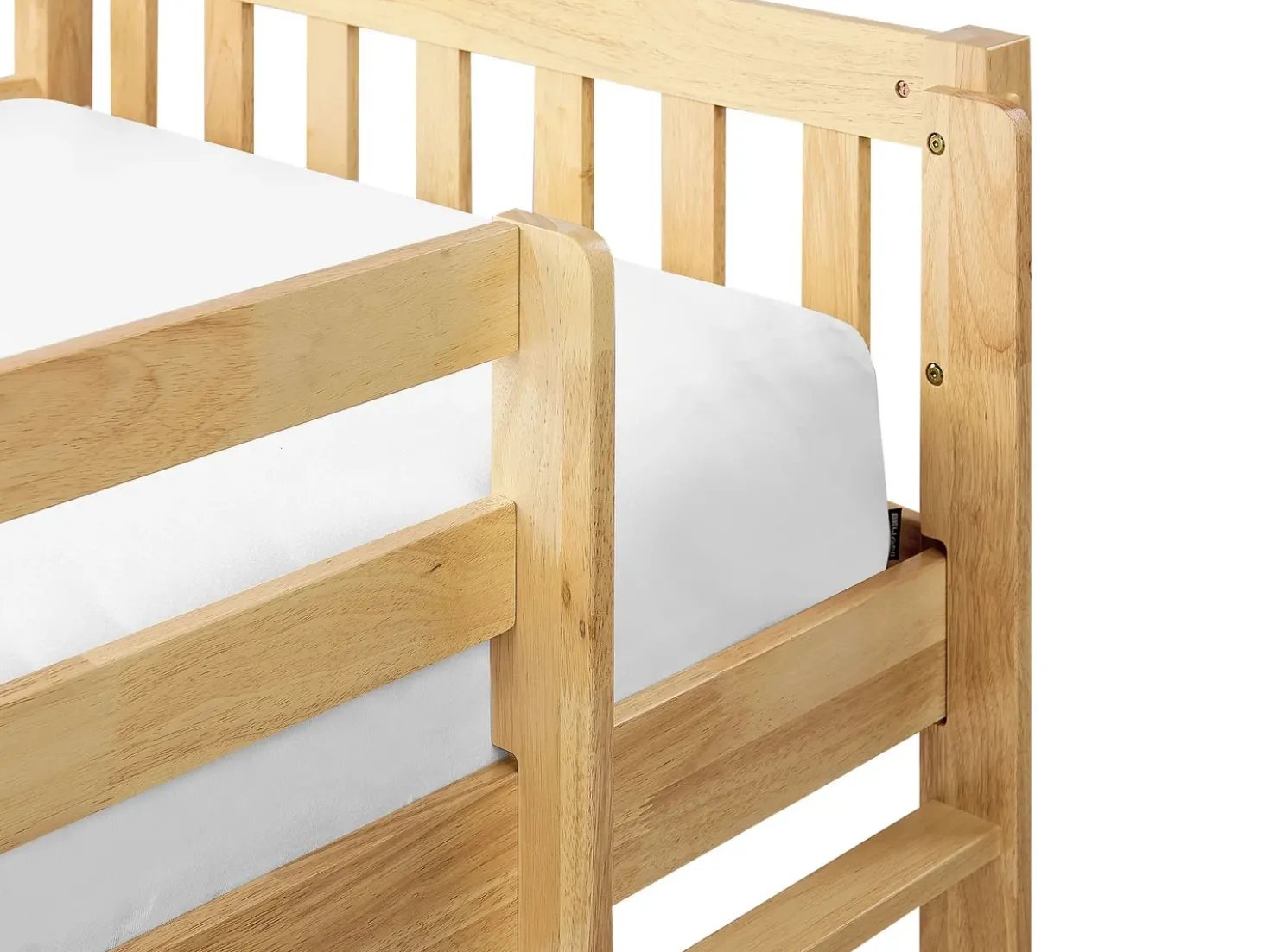 Letto a mezza altezza Legno PEIPIN 90 x 200 cm Marrone chiaro