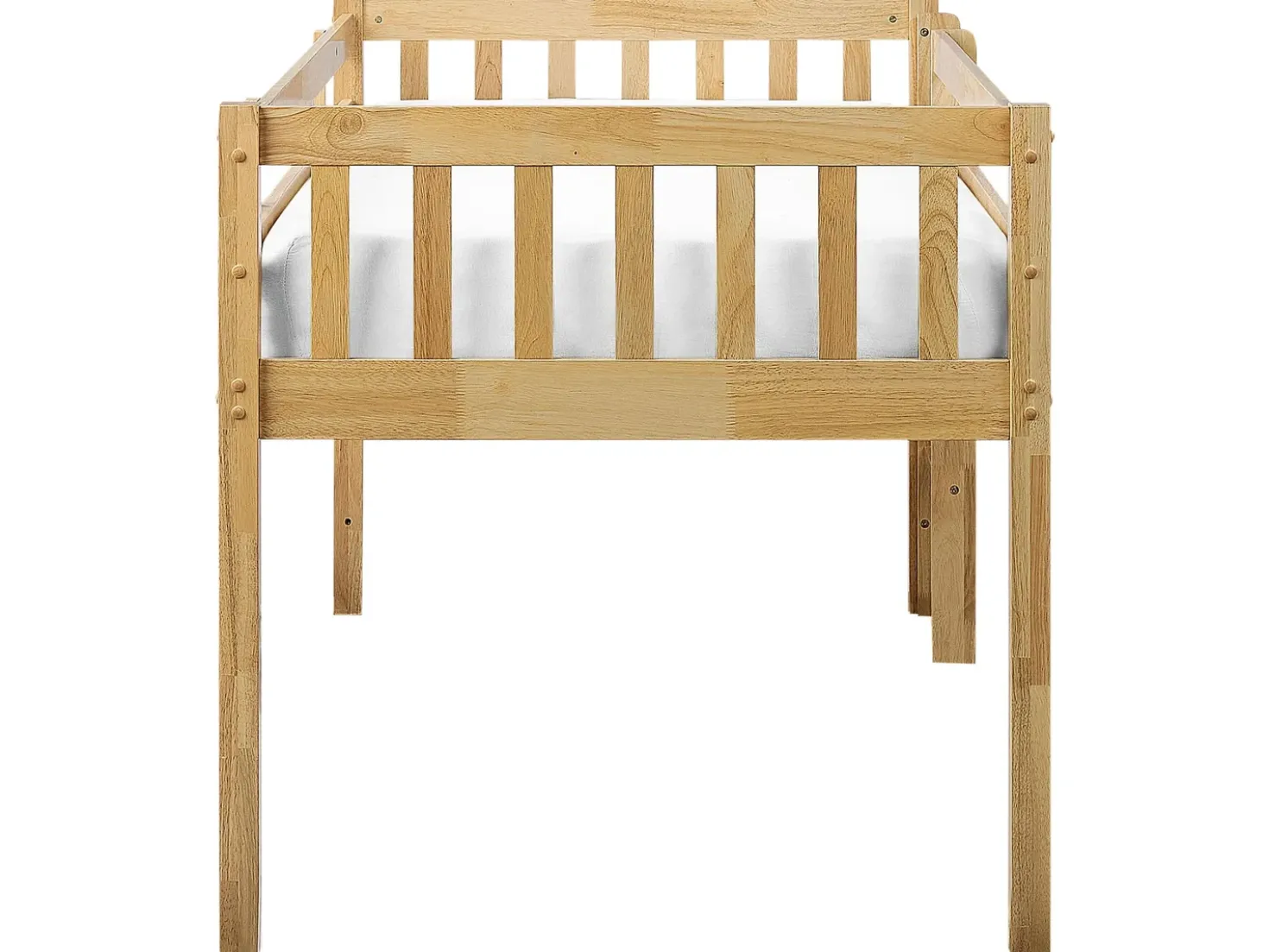 Letto a mezza altezza Legno PEIPIN 90 x 200 cm Marrone chiaro