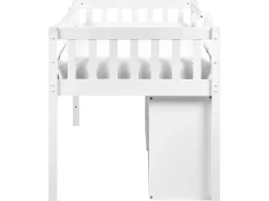 Letto a mezza altezza Legno SUSVILLE 90 x 200 cm Rosa