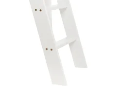 Letto a mezza altezza Legno di pino STAPLE 90 x 200 cm con Scivolo Bianco