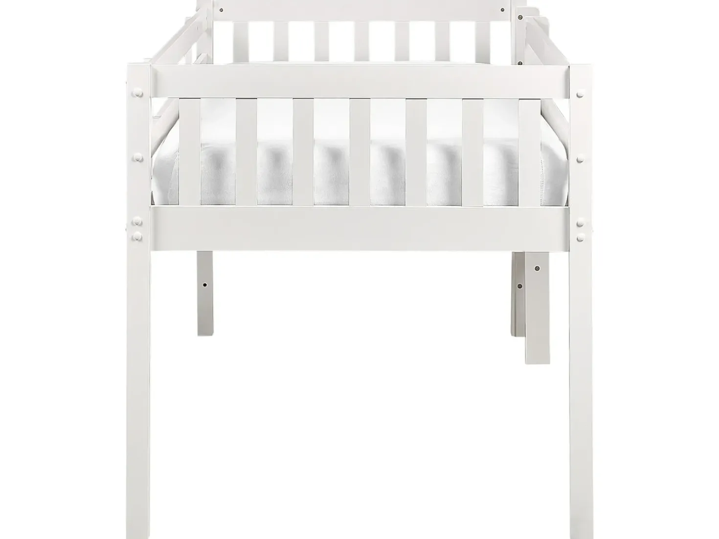 Letto a mezza altezza Legno PEIPIN 90 x 200 cm Bianco
