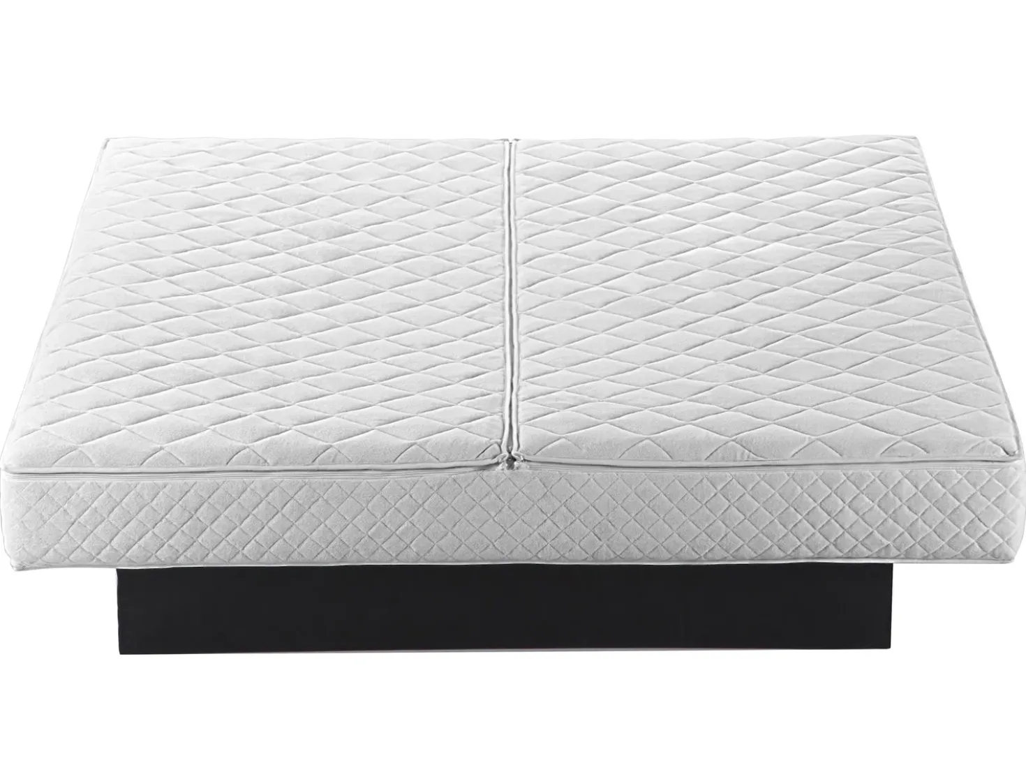 Letto ad acqua Bouclé ALBI 180 x 200 cm Marrone