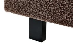 Letto ad acqua Bouclé ALBI 180 x 200 cm Marrone