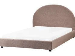 Letto ad acqua Bouclé VAUCLUSE 140 x 200 cm Tortora