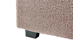 Letto ad acqua Bouclé VAUCLUSE 140 x 200 cm Tortora