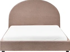 Letto ad acqua Bouclé VAUCLUSE 140 x 200 cm Tortora