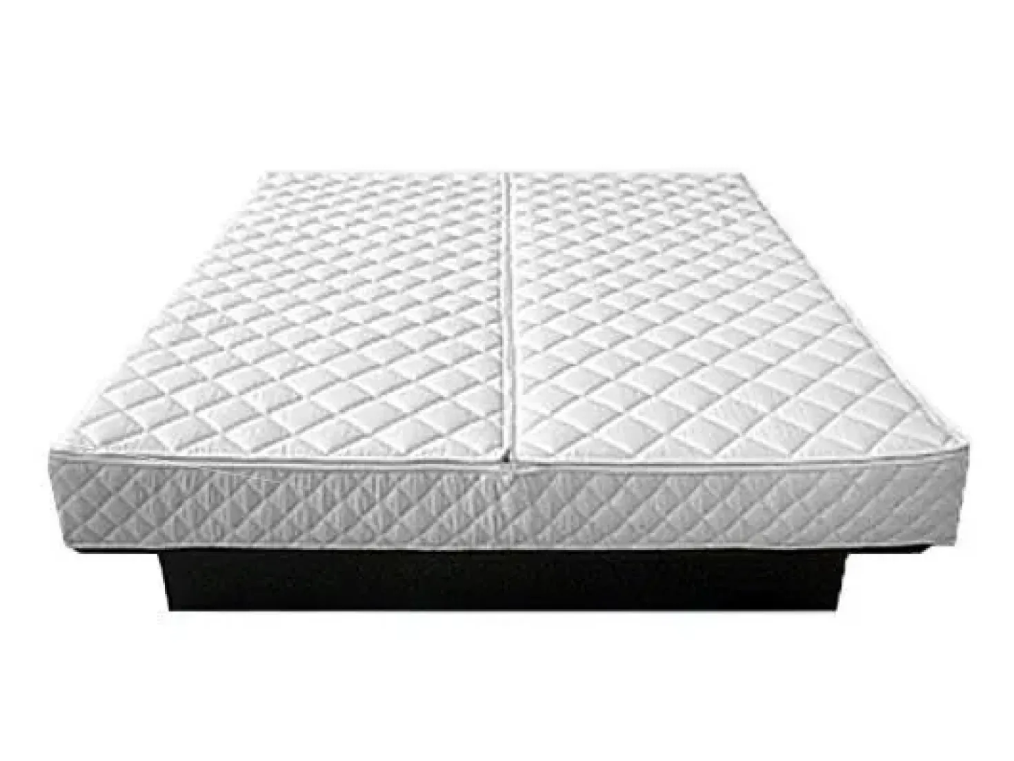 Letto ad acqua Bouclé VAUCLUSE 140 x 200 cm Tortora