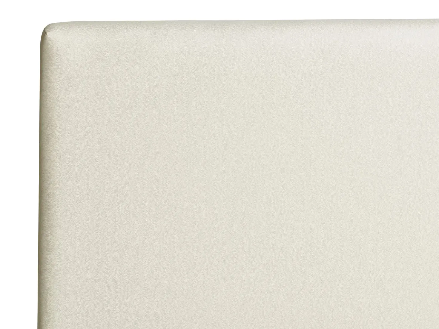 Letto ad acqua Pelle sintetica ZEN 160 x 200 cm Bianco