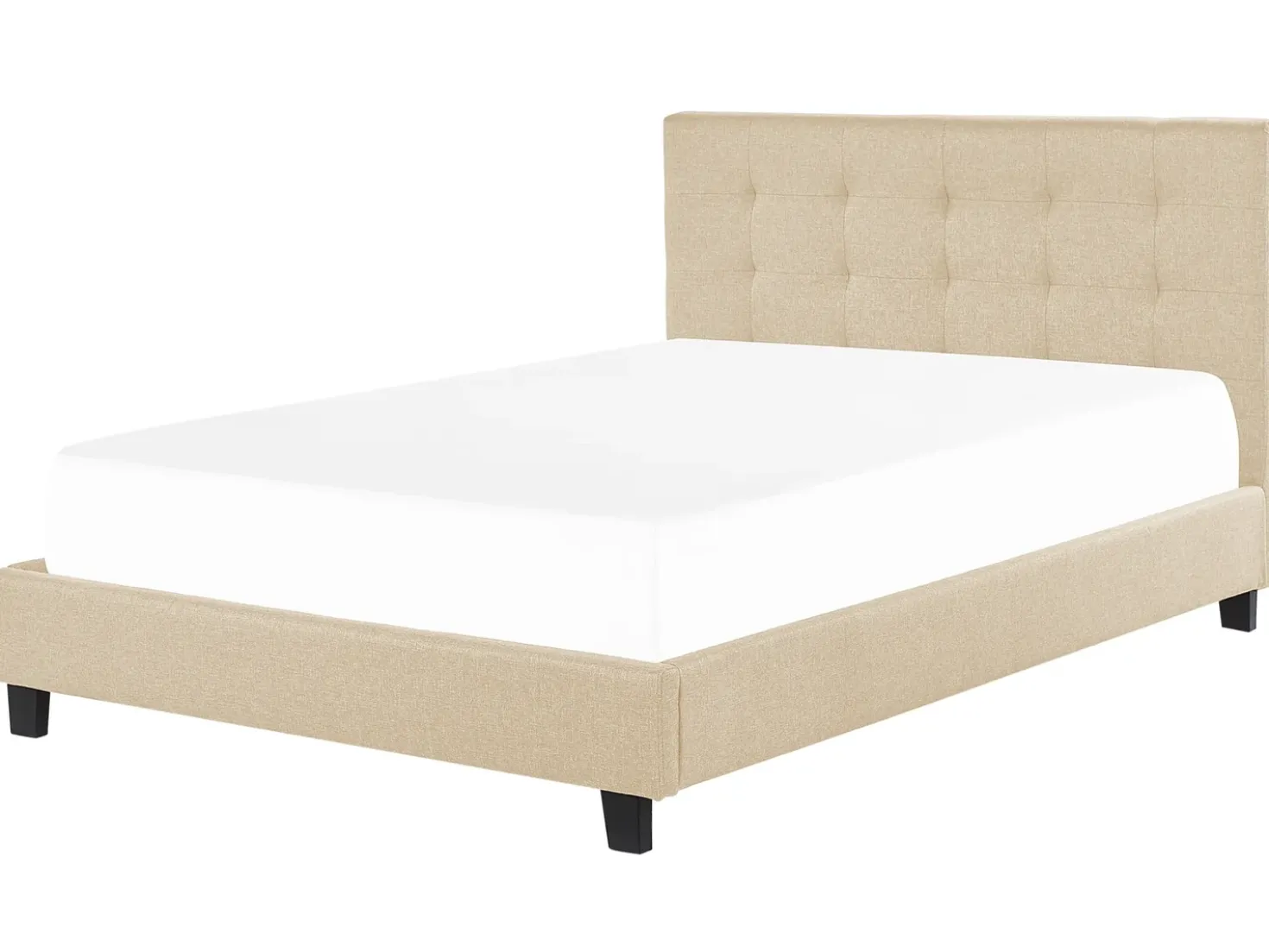Letto ad acqua Tessuto LA ROCHELLE 180 x 200 cm Beige
