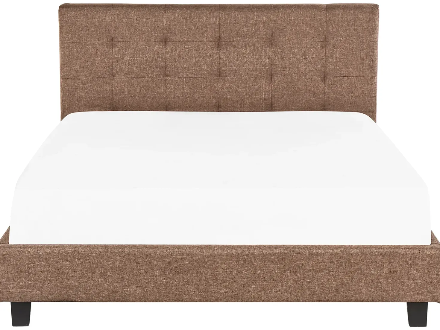 Letto ad acqua Tessuto LA ROCHELLE 180 x 200 cm Marrone