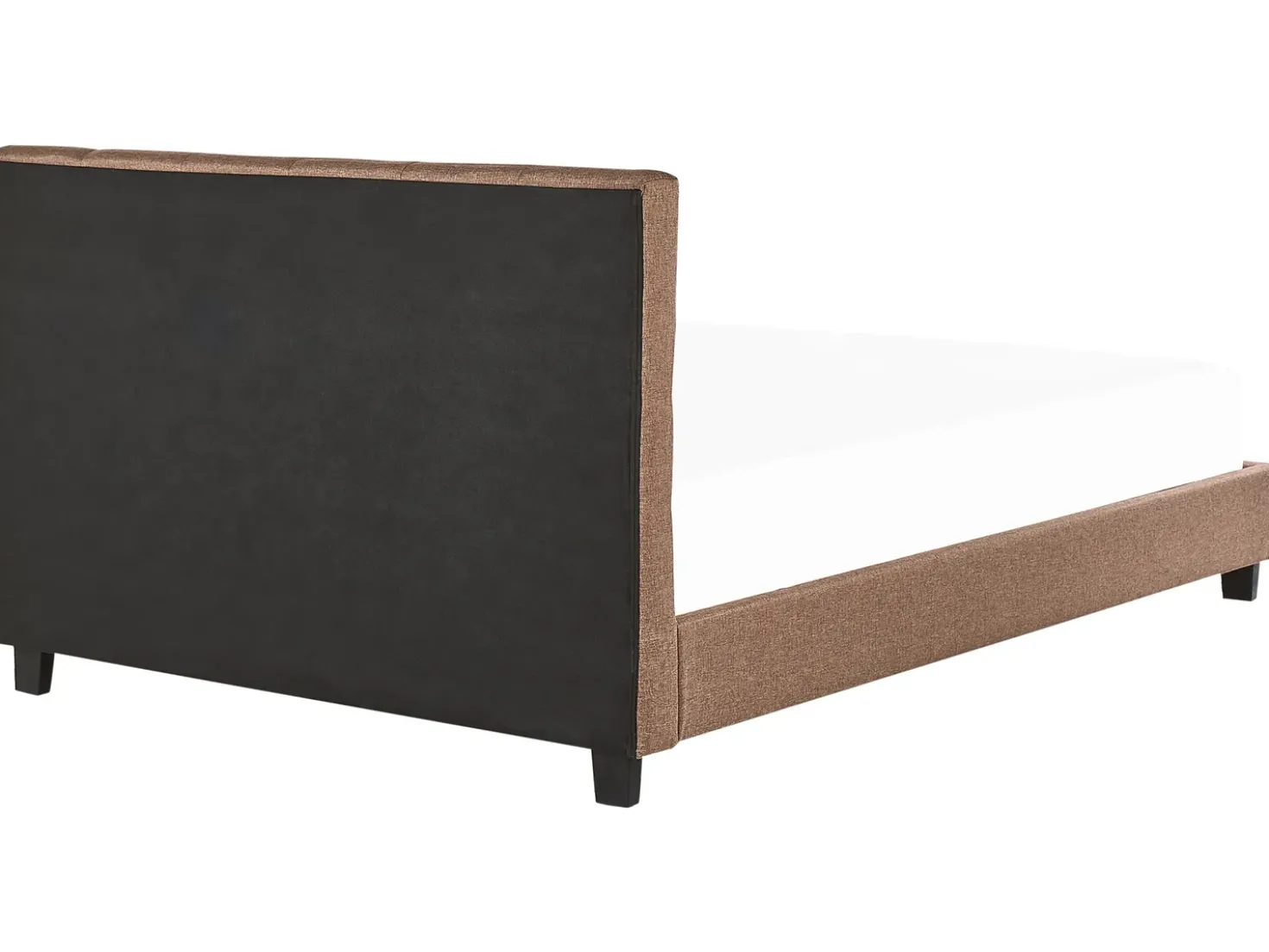Letto ad acqua Tessuto LA ROCHELLE 180 x 200 cm Marrone