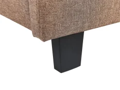 Letto ad acqua Tessuto LA ROCHELLE 180 x 200 cm Marrone