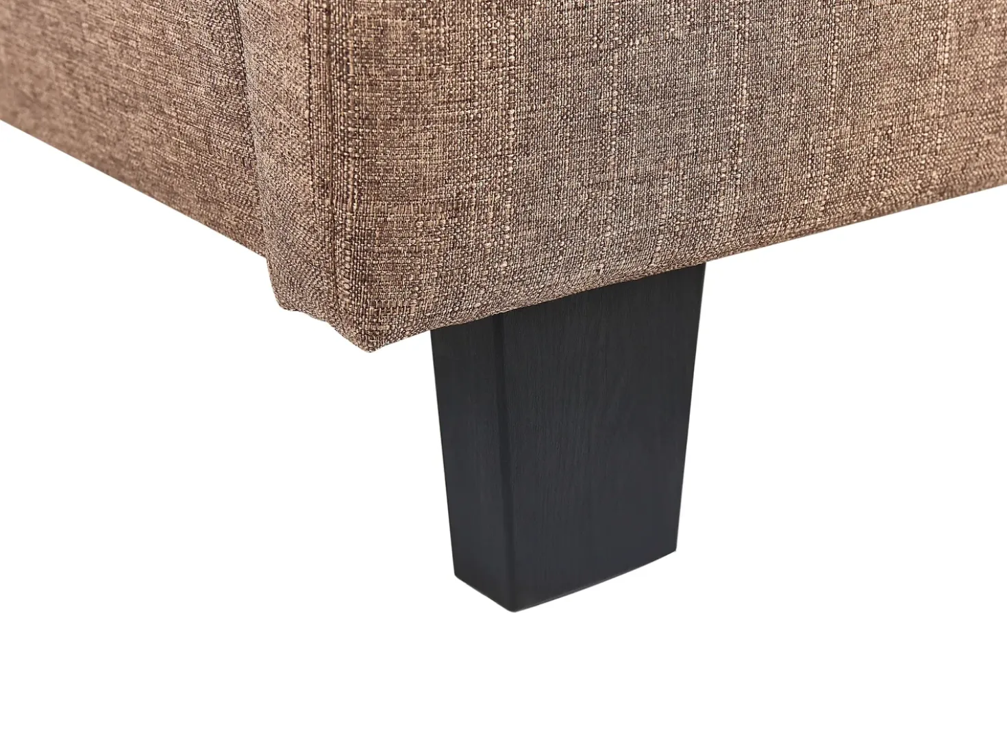 Letto ad acqua Tessuto LA ROCHELLE 180 x 200 cm Marrone