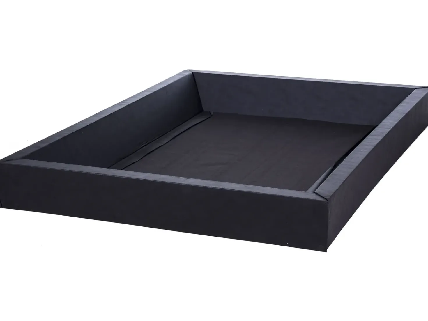 Letto ad acqua Velluto CAVAILLON 180 x 200 cm Grigio chiaro