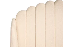 Letto Bouclé AMBILLOU 120 x 200 cm Beige