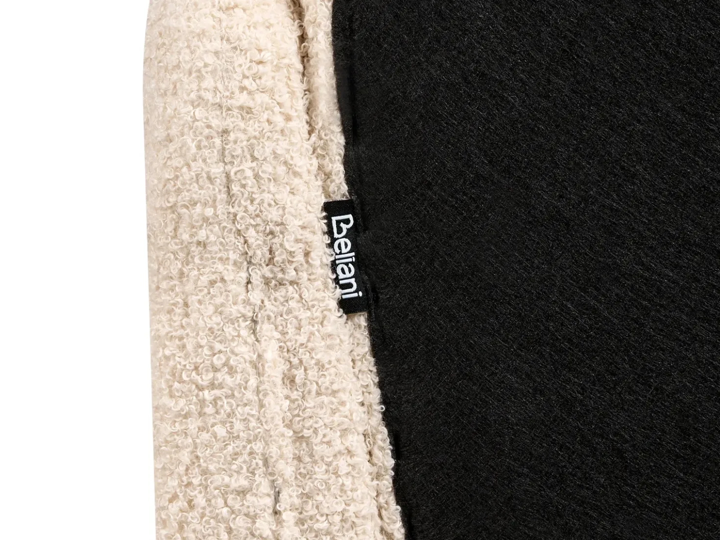 Letto Bouclé AMBILLOU 120 x 200 cm Beige